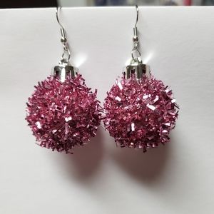 Pink Ornament Earrings